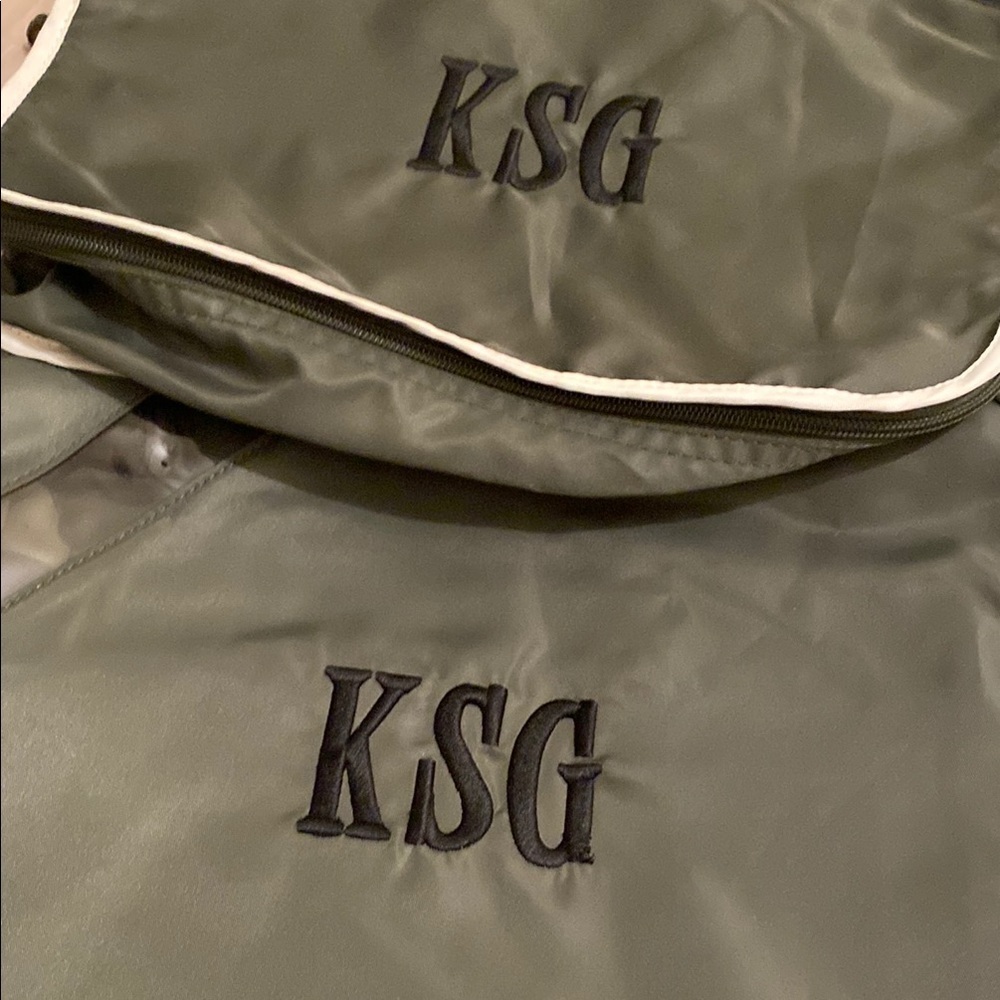Paravel Ravel Green Toiletry Bag Set Durable And Stylish Monogram Ksg & Pvl. New — image 5 of 5